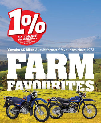 Yamaha Finance Offer 1% on Farm Faves