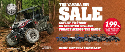 Yamaha Finance Offer 1.99% on SSV Range