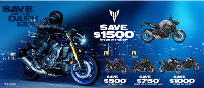 Yamaha Savings Offer - MT Models