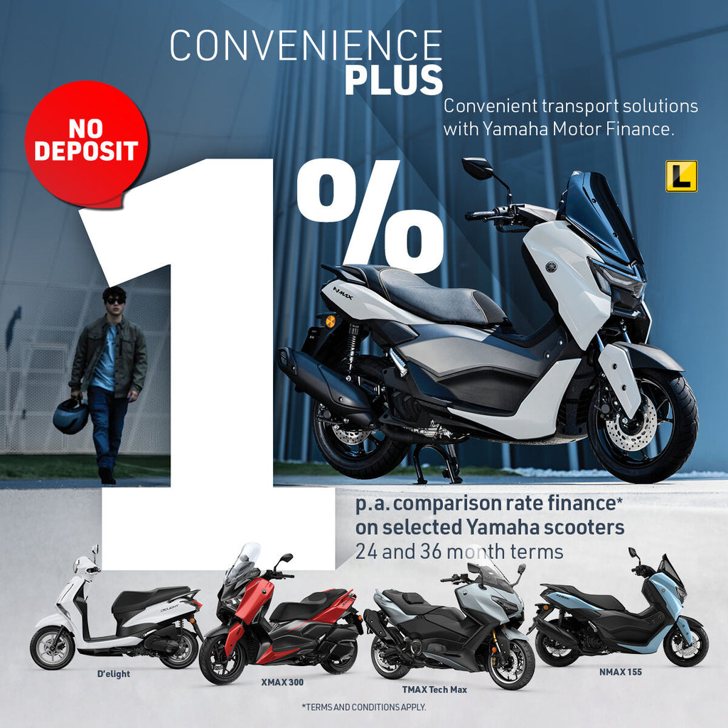 Yamaha Finance Offer 1% on Scooter Range