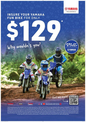Yamaha Insurance Offer on Miniike range