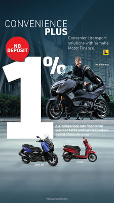 Yamaha Finance Offer 1% on Scooter Range