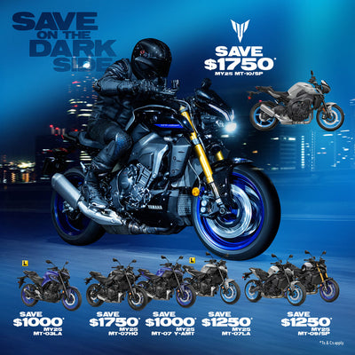 Yamaha Savings Offer - MT Models