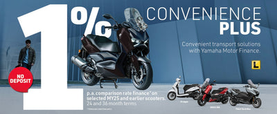 Yamaha Finance Offer 1% on Scooter Range