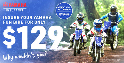 Yamaha Insurance Offer on Miniike range
